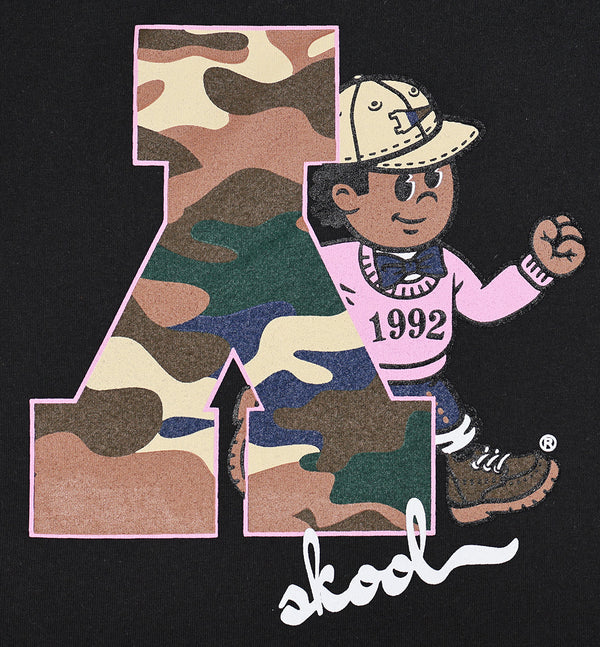 Pryvate Skool x Prep School Pete Army Fatigue-Y T-shirt (Black)