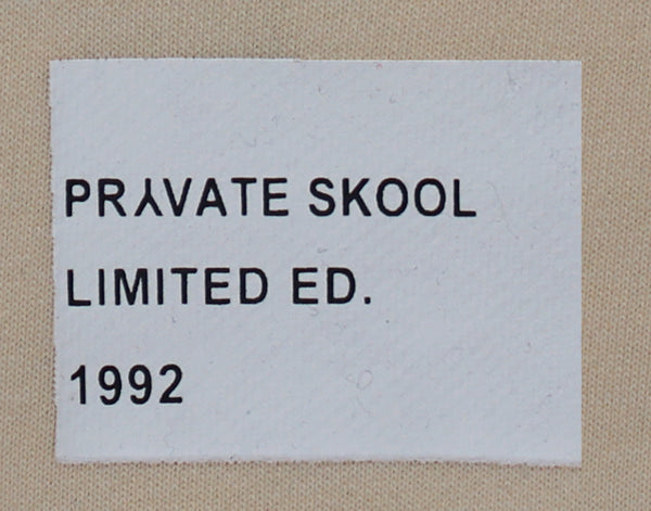 Pryvate Skool x Prep School Pete face T-shirt (Natural)
