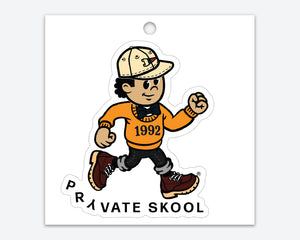 Pryvate Skool x Preppy Pete Sticker