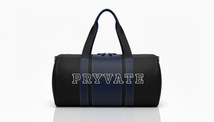 Pryvate Skool Leather Varsity Duffle