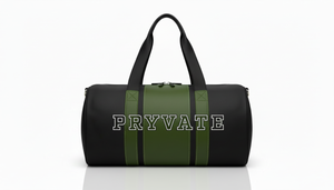 Pryvate Skool Leather Varsity Duffle