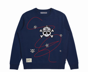 Pryvate Skool x Prep School Pete Skull and Bones Scribble