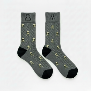 Pryvate Skool Skull and Bones Socks