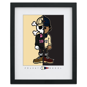 Pryvate Skool x Prep School Pete School Split Personality